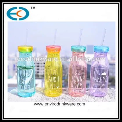 water bottle joyshaker with straw