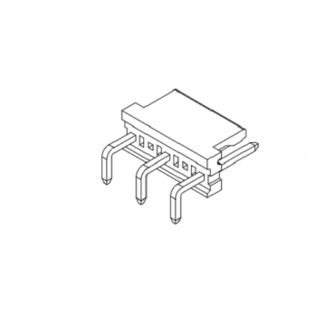 3,96 mm toonhoogte 90 ° Wafer Connector Series DW3961R-XP-2-A