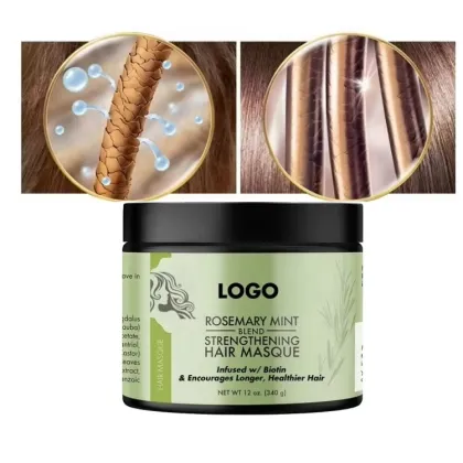 Custom Organics Rosemary Mint Strengthening Hair Masque