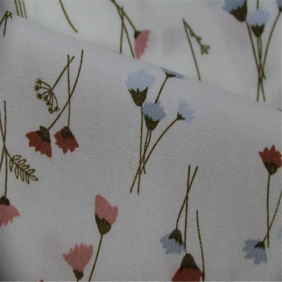 Cool and light summer rayon printed fabric