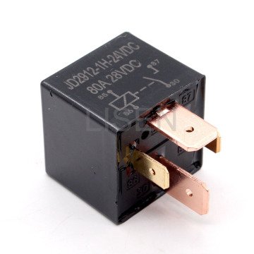 24VDC 80A Automotive Waterproof Relay JD2912-1H-24VDC 4 Pin