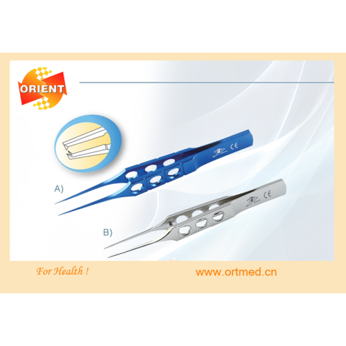 Disposable eye surgery tools, Toothed Forceps
