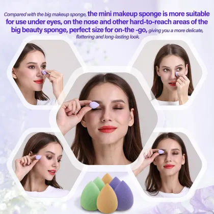 6PCS Mini Beauty Makeup Sponge