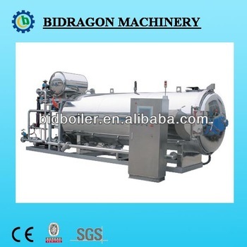 electric heating pouch steam sterilizer for food industry