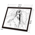 Suron Drawing Tracing Thin Light Pad có thể điều chỉnh độ sáng