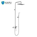 Chrome Single Lever Bathroom Shower for Exposed Installation