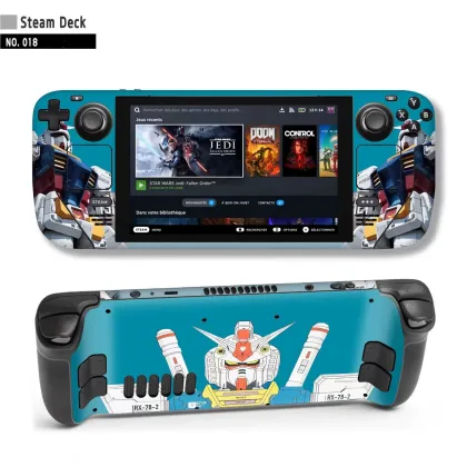 HD Scrub PVC Stickers and Skins for Valve Steam Deck Game Accessories
