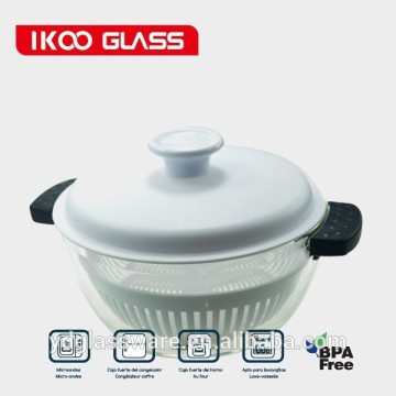 New product Glass pot with heat resistant glass glasswares
