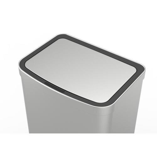 Rectangle Sensor Stainless Steel Sanitary Street Garbage Bin