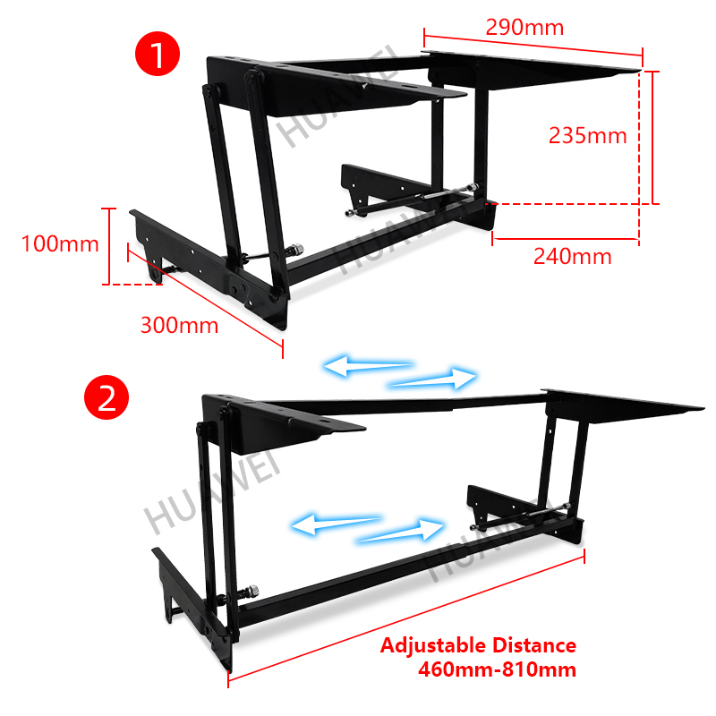 HUAWEI Multi-functional Coffee Table Lifter Furniture Hardware Adjustable Table Lifting Mechanism Desk Folding Mechanism3