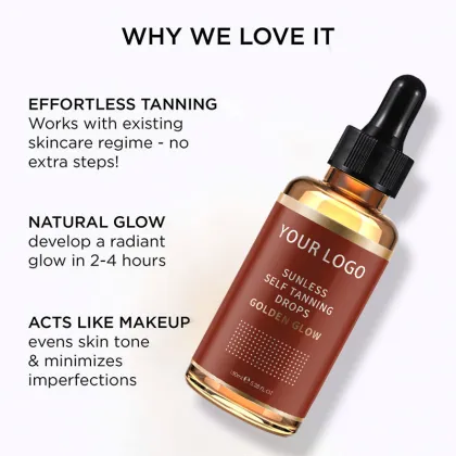 OEM ODM Private Label Organic Dark Tanning Oil