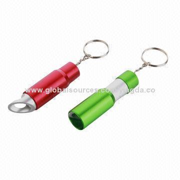 3-LED flashlight with bottle opener