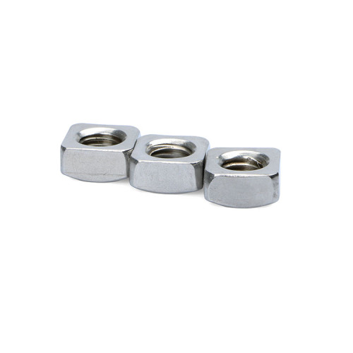 High Quality Blue White Zinc Square Nuts