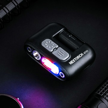 NEXTORCH UT31 STROBE LUMIÈRE avec clip d'épaule - 220 Lumen Beacon Lampe de poche