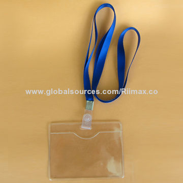 Transparent Badge Holders with Ribbons