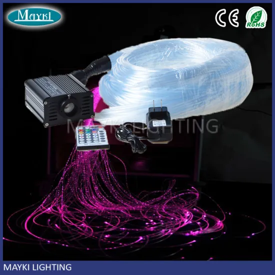 Color changing sensory lighting kit for children and adults with special needs with clear pvc sleeve fibre and led generator