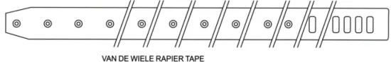 Van De Wiele Rapier Tape