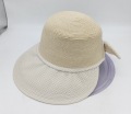 Briad kertas fashional yang lebih halus dengan topi kain cetak