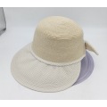 Fashional Finer Paper Briad con sombrero de tela impresa