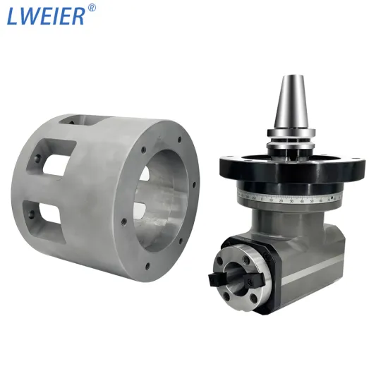 BT50 Angle Head Output: 90 Degree Right Angle Head with SK50/CAT50/BT50/ISO50/KM100/HSK100 Drive Shank