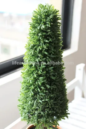 mini artificial grass topiary, decorative 52cm grass topiary