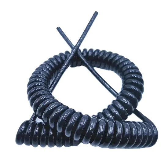 OEM Wholesale PUR Insulated Spring Spiral Coiled Power Cords