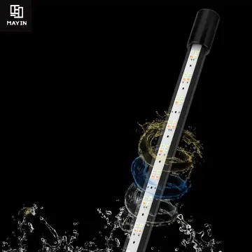 Mayin Brand Arowana Aquarium Lights: IP68 مقاوم للماء ، الضوء المشرق باللون الأزرق والأبيض لمصباح Dragon Magic Golden والنباتات المائية