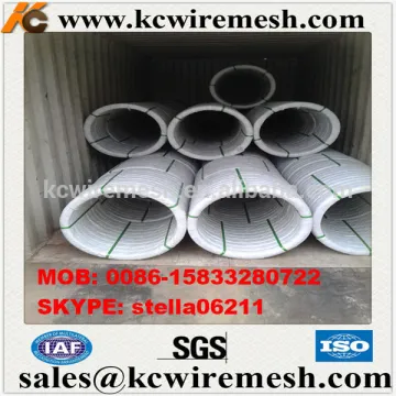 Factory!!!!!!! Cheap!!!!!! KangChen hot dipped galvanized oval steel wire 2.4x3.0mm brazil market