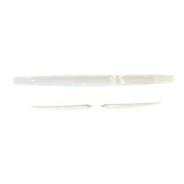 Garniture centrale blanche perle de haute qualité pour la porte d'entrée Tesla Model Y
