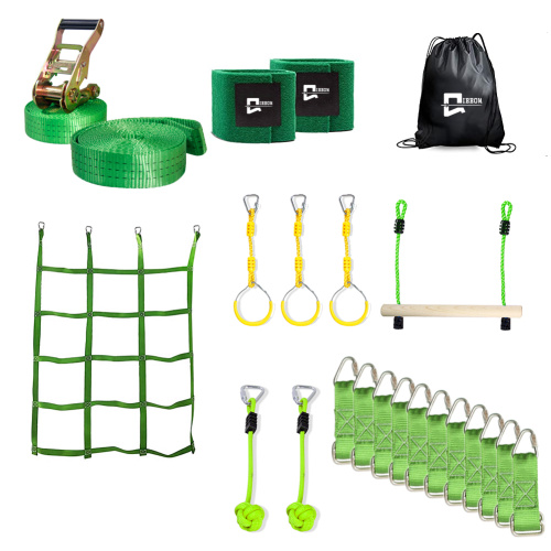 EASTOMMY Ninja Warrior Obstacle Course Kit for Kids