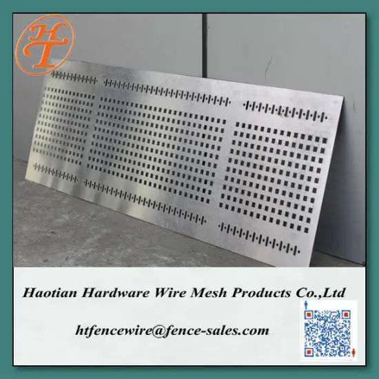 Galvanized punched sheet