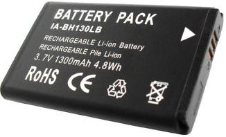 Rechargeable camcorder battery IA-BH130LB