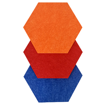 Customizable Hexagonal Acoustic Panels: Fire-Retardant and Sound Absorbing (3mm-24mm)