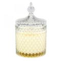 Casamento favor Mongolian Yurt Home Scented Velas de vidro