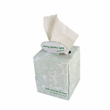 Boîte carrée OEM Papier de mouchoirs facial doux