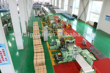 Automatic slitting machine for metel sheet