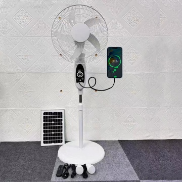 18 -дюймовый AC DC Solar Powered Industrial Stand вентилятор с луковицами