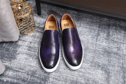 New Style Leather Men Sneaker Casual Shoes