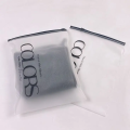 Custom Logo Printed Ziplock Clear Garment Packaging Bag