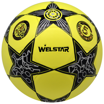 star laminated football ball number 5