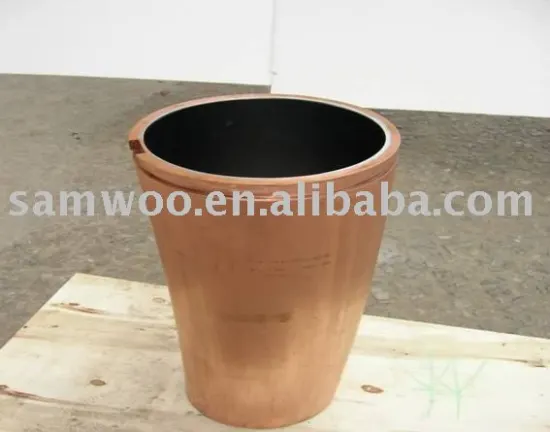 Copper mould tube for continuous casting machine