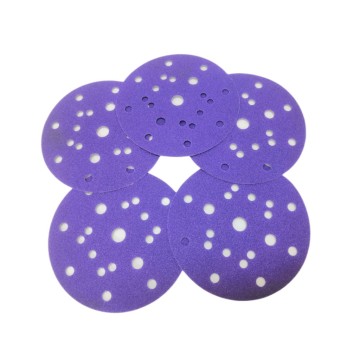 Papel de lija de óxido de aluminio morado para madera