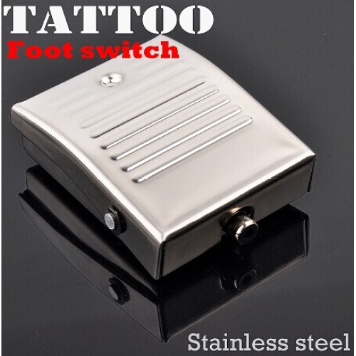 Stainless Steel Tattoo Foot Pedal Power Supply Switch