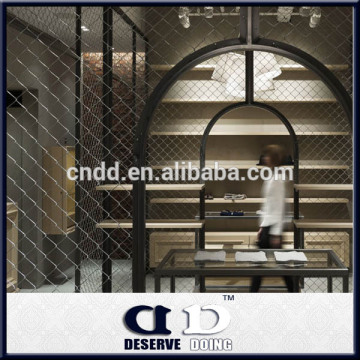 Galvanized & powder coated chain-link fence