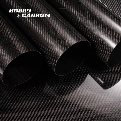 Tùy chỉnh 15mm 3K ống sợi carbon mờ