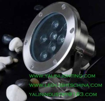 pond pool LED lighting, exterior underwater colorful spotlight
