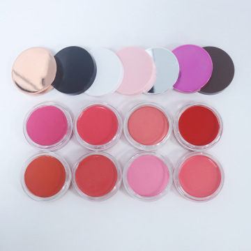 ฉลากส่วนตัว OEM/ODM Matte Finish Cream Blush สำหรับ Glow ธรรมชาติ