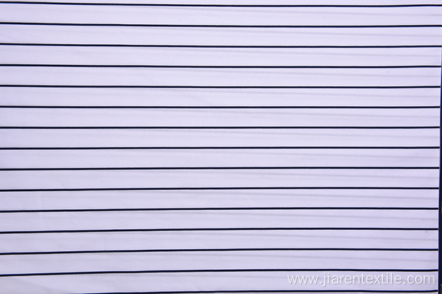 Reliable Quality Black Stripes Purple Printed Fabric
