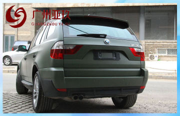 Flexible Bubble Free Army Green Matte Vinyl Wrap For Car Body