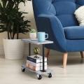 Sofa Side Table for Home Small Rolling Cart with Lockable Wheels Supplier